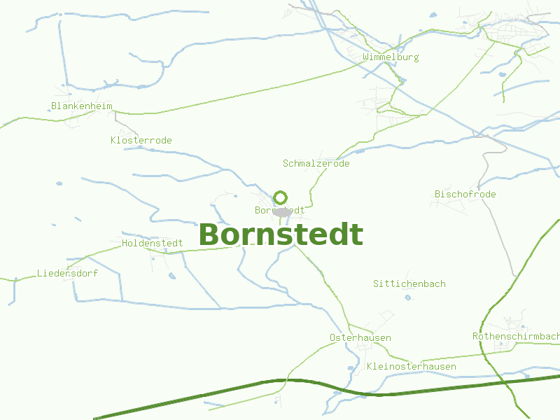 Karte von Bornstedt