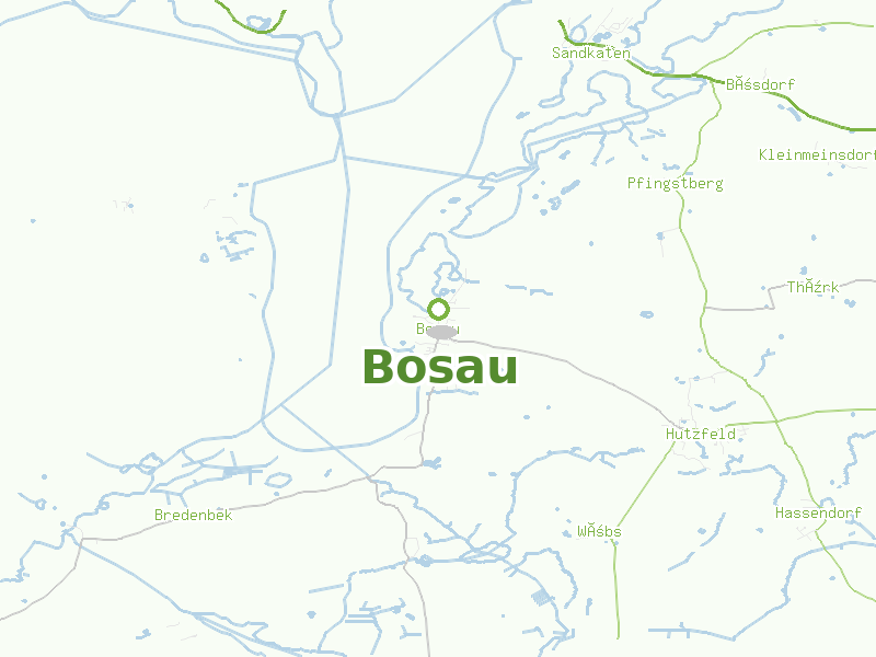 Karte von Bosau