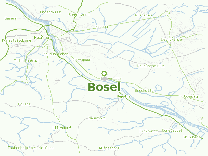 Karte von Bosel