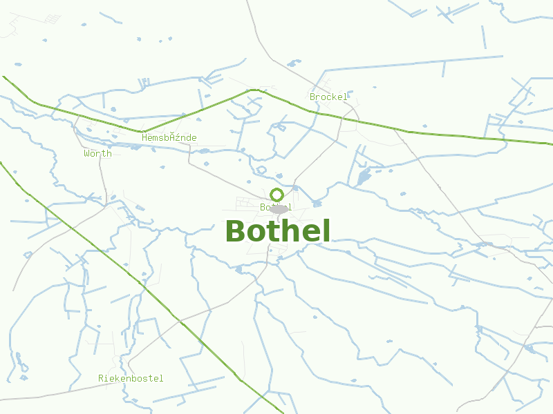 Karte von Bothel