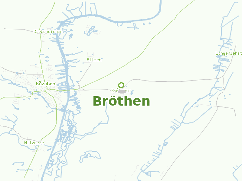 Karte von Bröthen