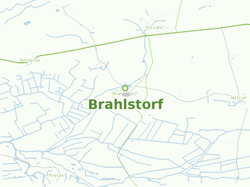Karte von Brahlstorf