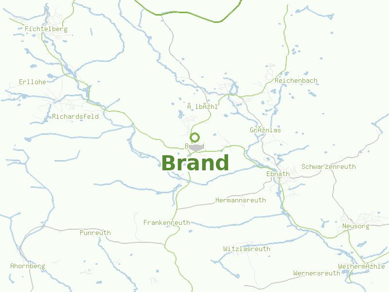 Karte von Brand