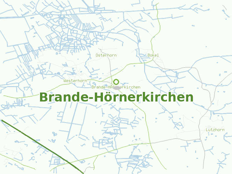 Karte von Brande-Hörnerkirchen