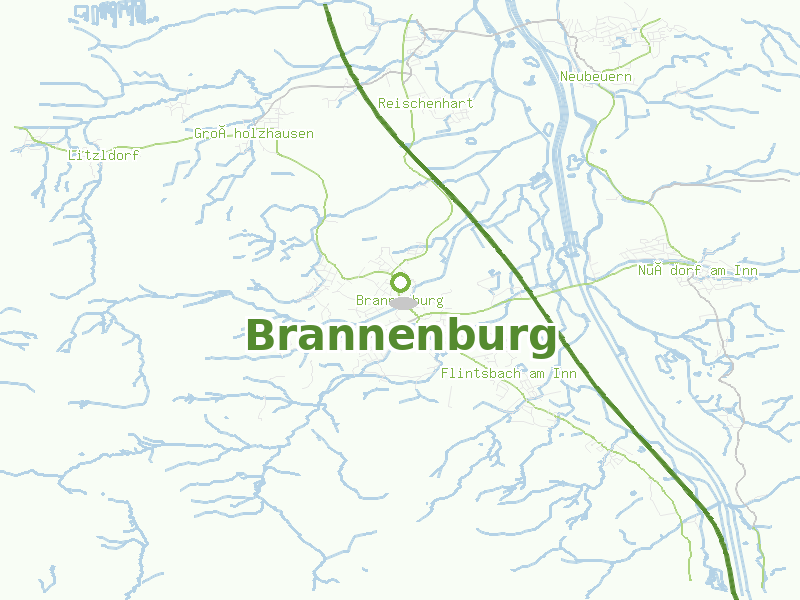 Karte von Brannenburg