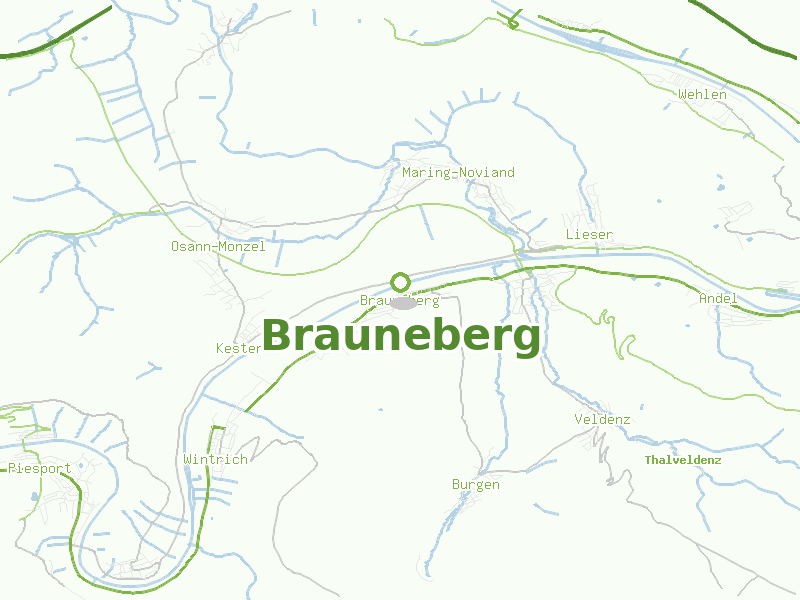 Karte von Brauneberg