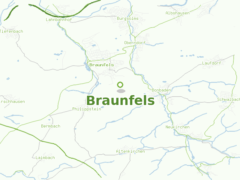 Karte von Braunfels