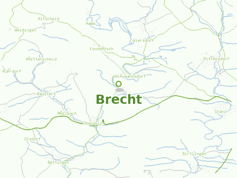 Karte von Brecht