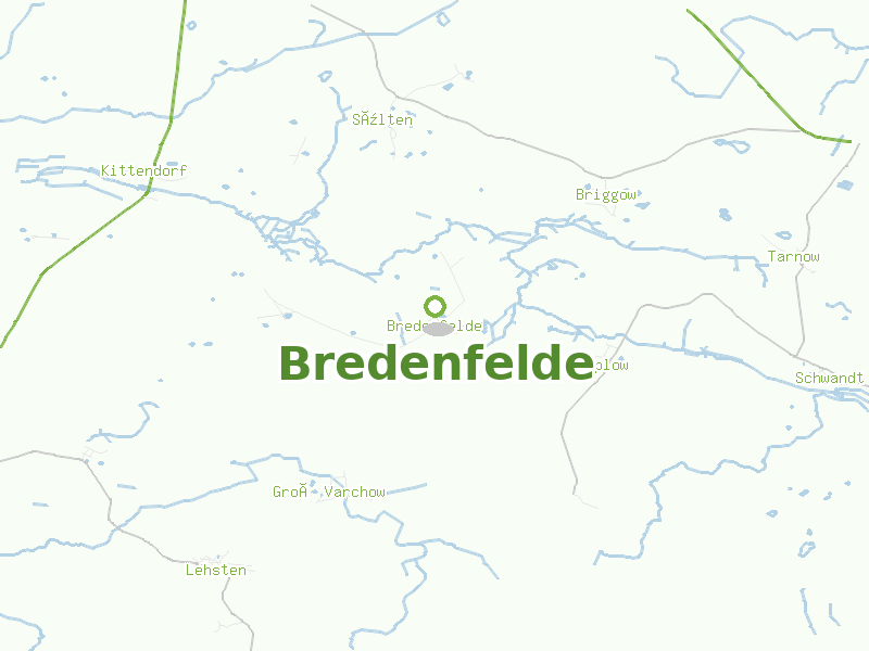 Karte von Bredenfelde