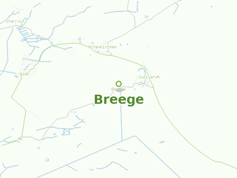 Karte von Breege