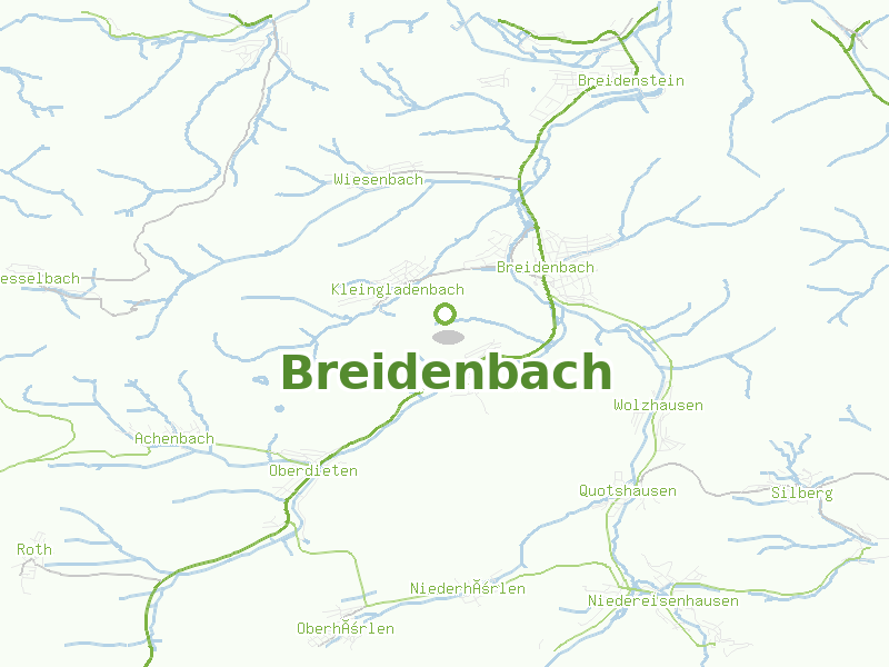 Karte von Breidenbach
