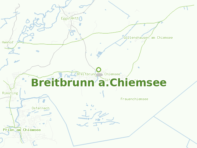 Karte von Breitbrunn a.Chiemsee