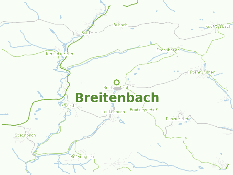 Karte von Breitenbach