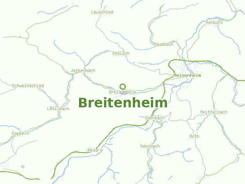 Karte von Breitenheim