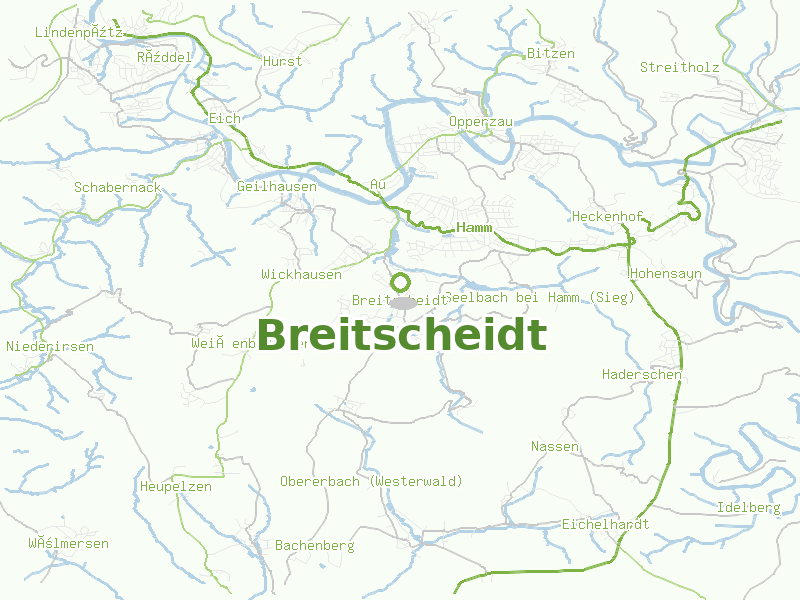 Karte von Breitscheidt
