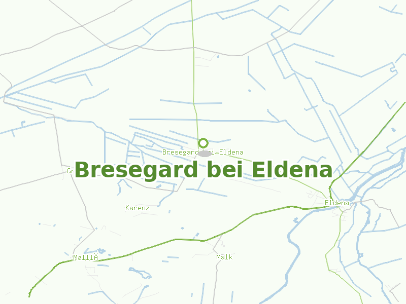 Karte von Bresegard bei Eldena