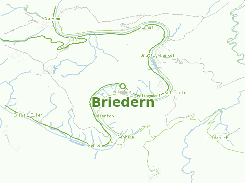 Karte von Briedern