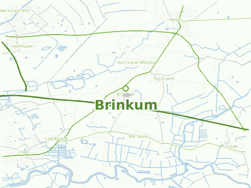 Karte von Brinkum