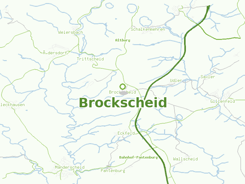 Karte von Brockscheid
