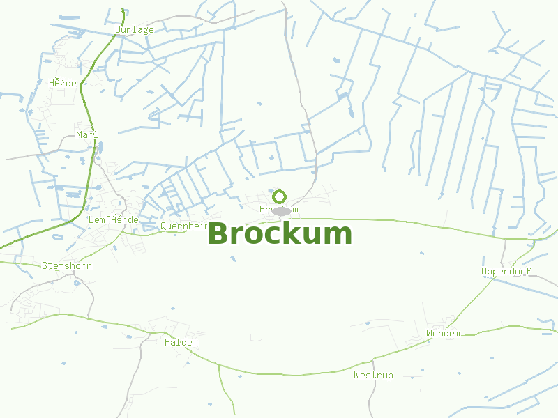 Karte von Brockum