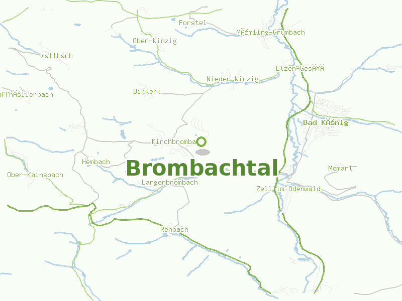Karte von Brombachtal