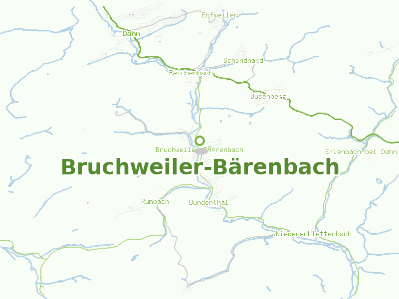 Karte von Bruchweiler-Bärenbach