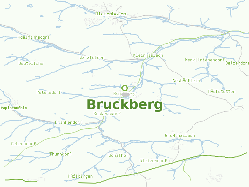 Karte von Bruckberg