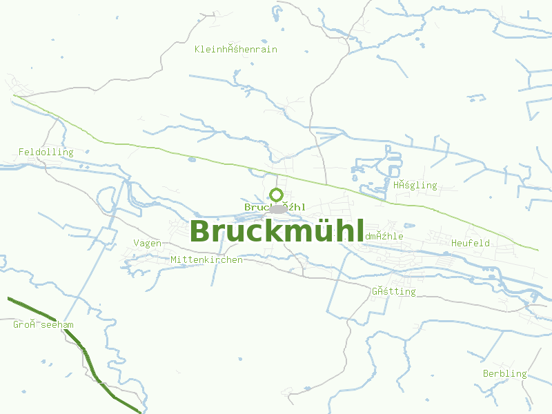 Karte von Bruckmühl