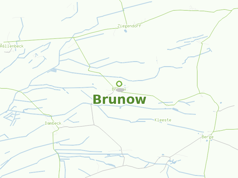 Karte von Brunow