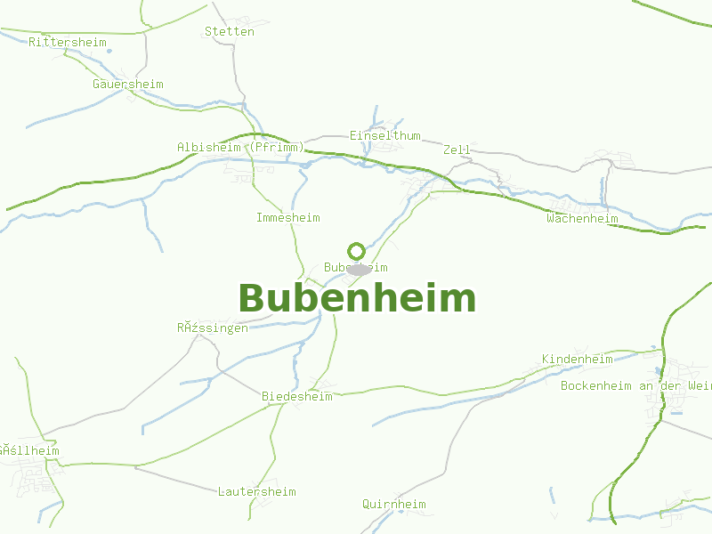 Karte von Bubenheim