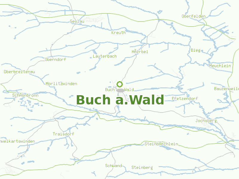 Karte von Buch a.Wald