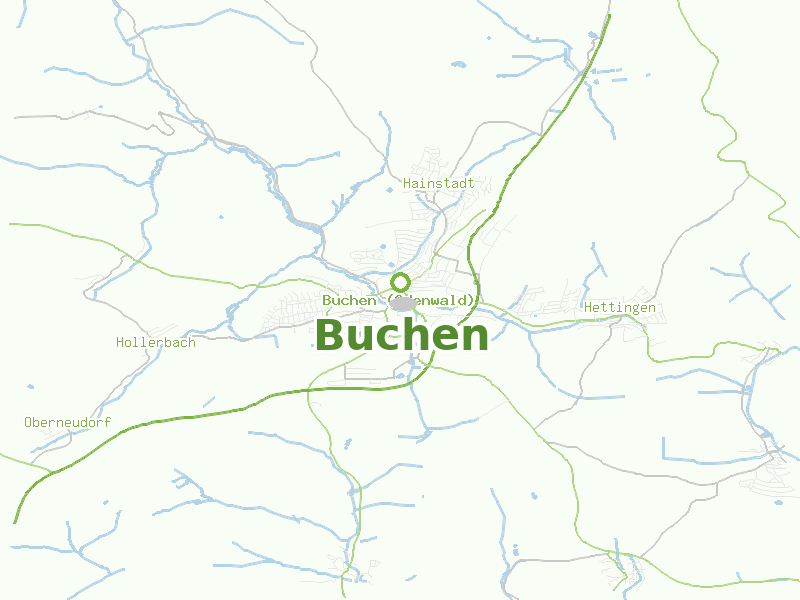 Karte von Buchen