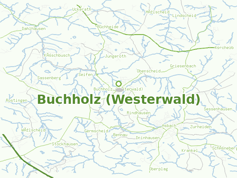 Karte von Buchholz (Westerwald)