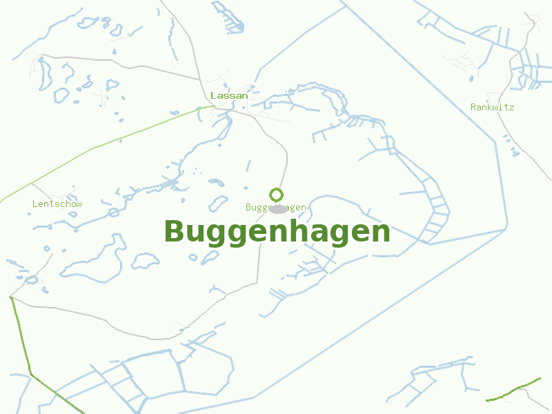 Karte von Buggenhagen