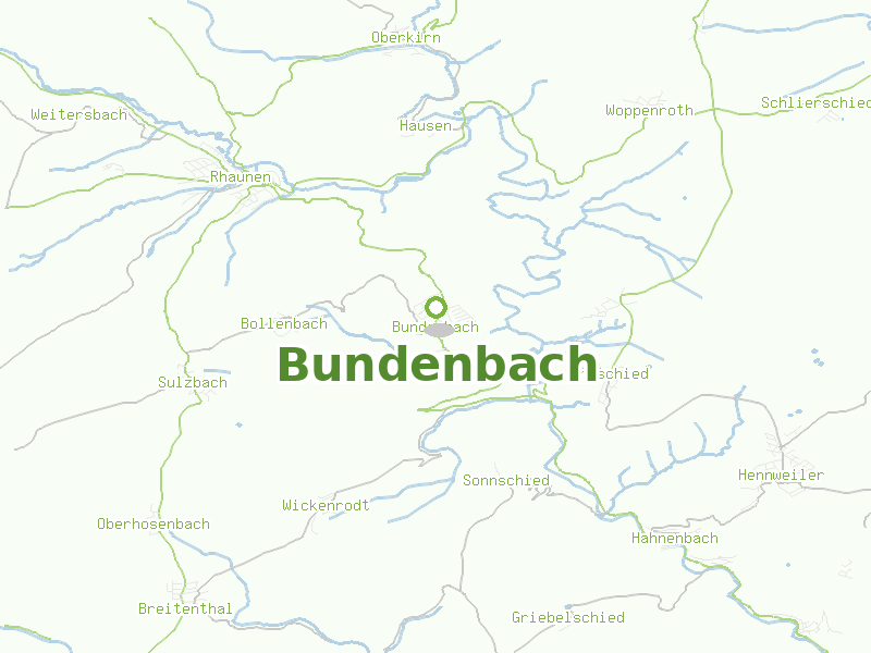 Karte von Bundenbach