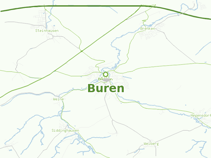 Karte von Buren