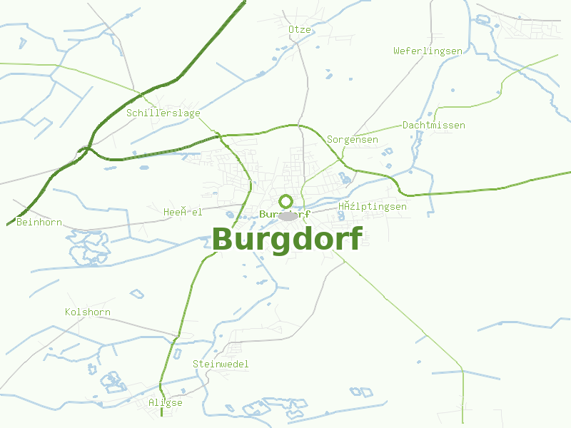 Karte von Burgdorf