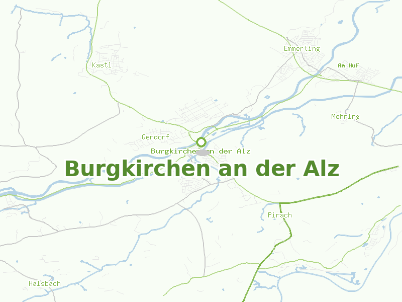 Karte von Burgkirchen an der Alz