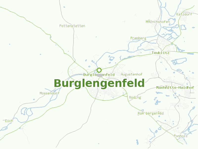 Karte von Burglengenfeld