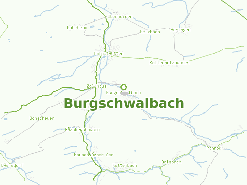 Karte von Burgschwalbach