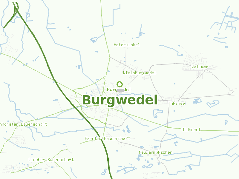 Karte von Burgwedel