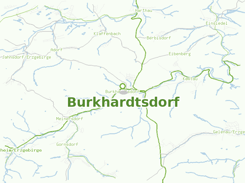 Karte von Burkhardtsdorf