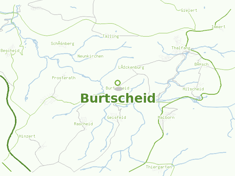 Karte von Burtscheid