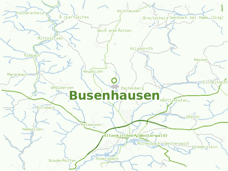 Karte von Busenhausen