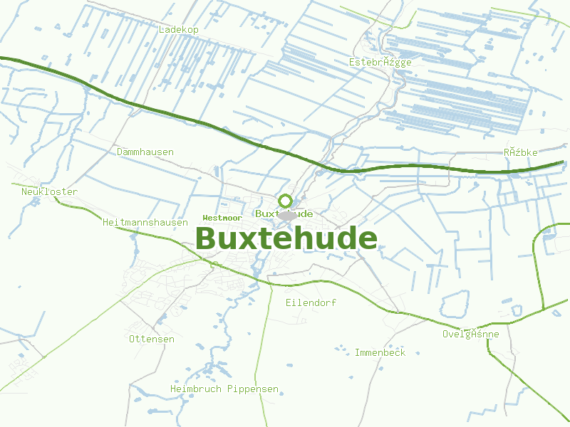 Karte von Buxtehude