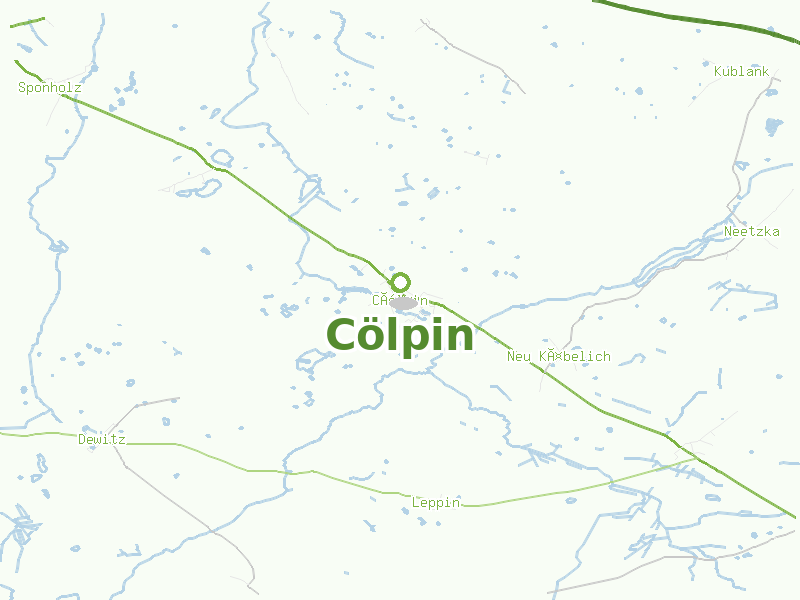Karte von Cölpin