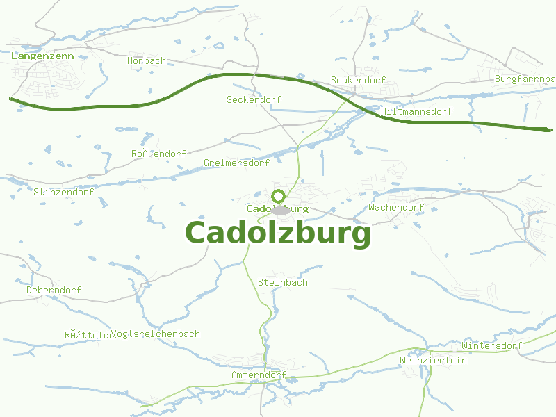 Karte von Cadolzburg