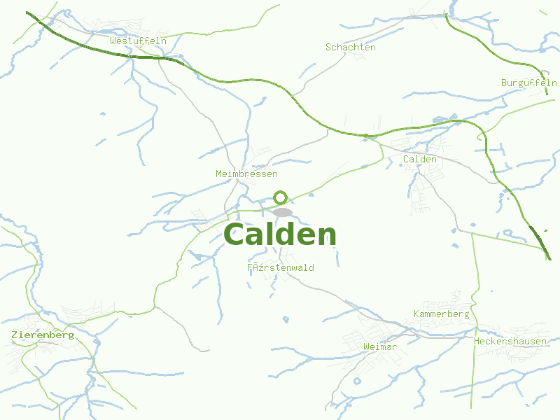 Karte von Calden