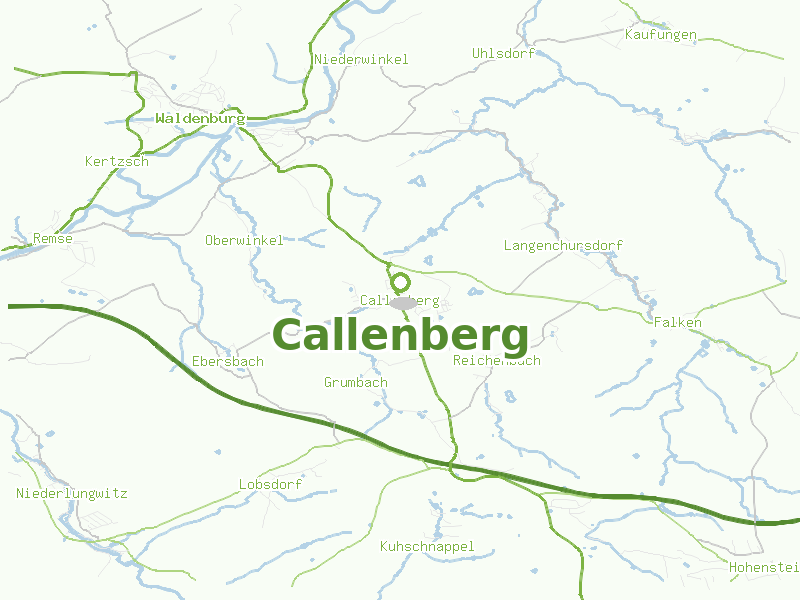 Karte von Callenberg