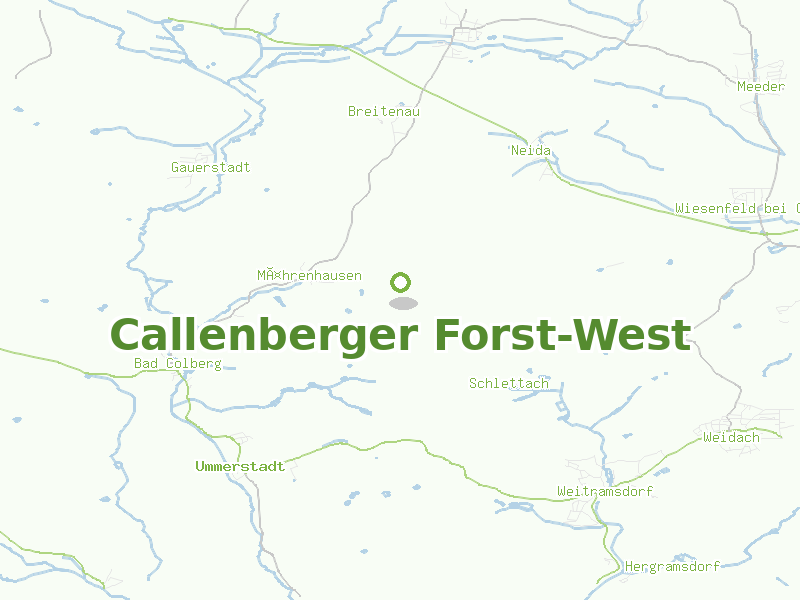 Karte von Callenberger Forst-West